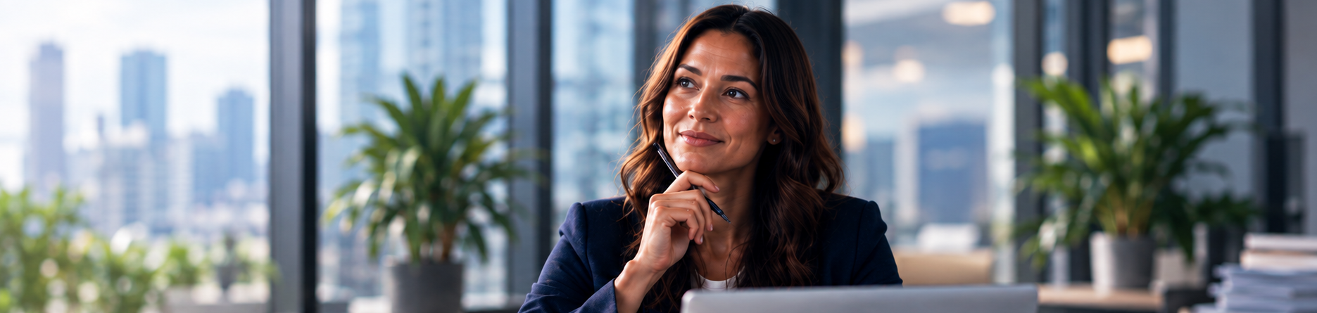 A professional considering a workforce challenge